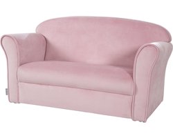 Roba Kinderbank Lil Sofa Junior 38 X 78 X 43 Cm Fluweel Roze