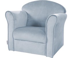 Roba Kinderfauteuil Lil Sofa Junior 43 Cm Fluweel Blauw