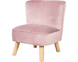 Roba Kinderstoel Lil Sofa Junior 50 Cm Fluweel Roze