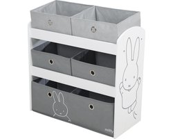 Roba Opbergkast Nijntje Junior 63,5 X 30 X 60 Cm Hout 6-delig