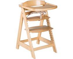 roba 'Sit Up Click & Fun' Houten Kinderstoel - Meegroeistoel voor Baby's en Kinderen - Naturel