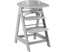 roba 'Sit Up Click & Fun' Houten Kinderstoel - Meegroeistoel voor Baby's en Kinderen - Taupe