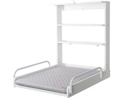 roba wandcommode inclusief aankleedkussen Style wit