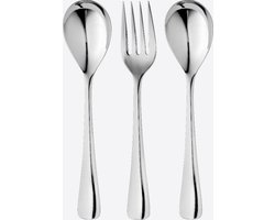 Robert Welch Malvern 3-delige set met 2 serveerlepels en serveervork uit rvs