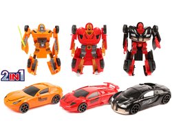 Roboforces Transformeer Auto Robot, 3st.