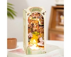 Robotime Rolife Book Nook Falling Sakura - Boekenkast knutselen DIY pakket