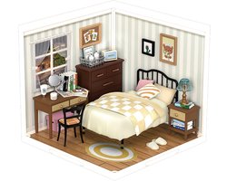 Robotime Rolife Sweet Dream Bedroom - DW009 - Knutselen - DIY - Miniatuur - Hobby - Miniatuurhuisje - Creatief