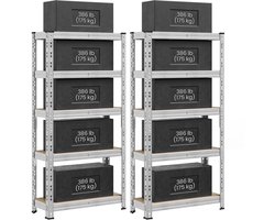 Robuuste stelling met verstelbare planken