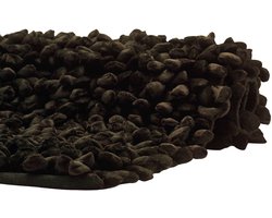 Rocca Badmat Pecan | 60 x 100 cm | Bruin | Katoen / Polyester