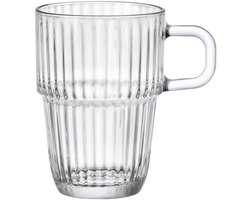 Rocco Bormioli - Beker glas - Barshine - 31,5 cl - Glazen - 12 stuks