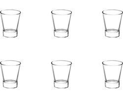 Rocco Bormioli Caffeino Glas - 0.09 l - 6 stuks