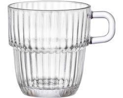 Rocco Bormioli - Koffieglas - Barshine - 31,5 cl - Glazen - Theeglas - 12 stuks