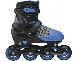 Roces - Jokey X Verstelbare Skeelers - Jongens - Zwart - Blauw - 34-37