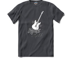 Rock and Roll It’s More Than Just Music | Muziek - Gitaar - Hobby - T-Shirt - Unisex - Mouse Grey - Maat M