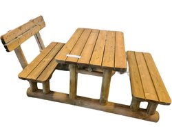 Rockwood® Bostafel 1.20m Inclusief montage op locatie met 2 rugleuningen