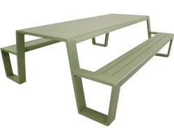 Rockwood® Picknicktafel Allure Aluminium Salie Groen 2.20m