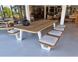 Rockwood® Picknicktafel Aluminium Livorno 2.20m