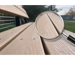 Rockwood® Woodblend Zwaar Kunststof Planken 3.60m - Egyptian Stone - (50mm dik) Houtnerf 3.60m
