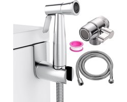 Roestvrij Stalen Handdouche voor Toilet met Bidet Functie en Luier Spray Kit