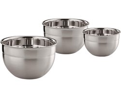 Roestvrijstaal Keukenkommen - Set van 3, Rösle 15700 - Deluxe Keukengerei