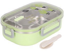 Roestvrijstalen Bentobox - Ideaal voor Kinderen en Kantoor - 1 stuk - Voedselveilig