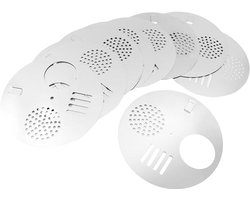 Roestvrijstalen Bijenkorf Entree Poort - Set van 10 stuks - Starter Kit voor Tuin Bijenkorven - Bijenteelt Accessoires - 6.8cm