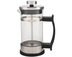 Roestvrijstalen glazen koffiepot, French Press koffiepot, French Press filterpot koffiezetapparaat voor kamperen en reizen theemaker: