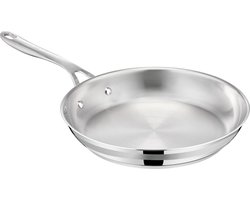Roestvrijstalen Jamie Oliver 24 cm koekenpan- zonder coating- inductiegeschikt
