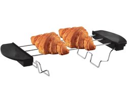 Roestvrijstalen toaster rek voor het afkoelen van brood, sandwiches en croissants - ideaal voor keukenaccessoires en bakbenodigdheden