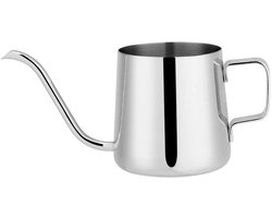 Roestvrijstalen Zwanenhals Waterkoker - Handdruppel Koffie en Thee - 250 ml