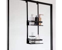 Rohzzi® Doucherek zonder boren - Sterk RSV 316 - 30 dagen uitproberen - Doucherek hangend - Badkamer accessoires - 2 Laags