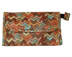 Rojafit - Make-up Tasje - met Spiegel - afmeting: 17 x 6 x 10 cm.- Ibiza Style Orange