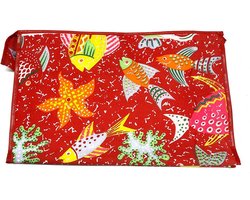 Rojafit - Toilettas - Groot - Pesce Rosso - Afmeting 30x 7 x 19 cm.
