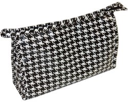 Rojafit Toilettas Groot - Pied de Poule Style ( afmeting: 29 x 8 x 18 cm.)