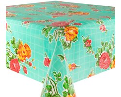 Rol Mexicaans Tafelzeil Rosedal Mint - 120cm x 11m