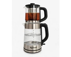 Roland Germany - theemaker - Tea Time - glazen theepot - transparant - energiebesparend, 1,7L waterkoker