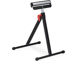 rolbok - traploos verstelbaar - 67-110 cm - inklapbaar - tot 60 kg - staal - zwart