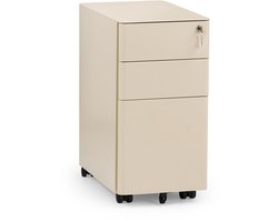 Rolcontainer COLOR I metaal beige hjh OFFICE