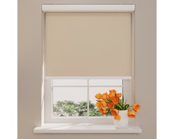 Rolgordijn Cassette Pure - Verduisterend - Sand - 40 x 175 cm