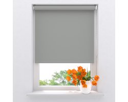Rolgordijn Easy Base - Verduisterend - Light Grey - 150 x 190 cm