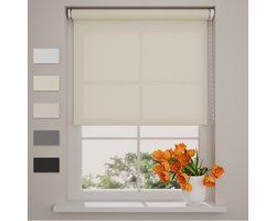 Rolgordijn Easy Lichtdoorlatend - Cream - 80 x 190 cm
