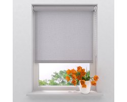 Rolgordijn Easy Linnen - Lichtdoorlatend - 80 x 190