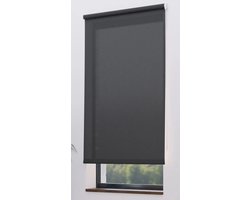 Rolgordijn effen - verduisterend - Rozegrijs - Br 210 cm x H 190 cm - Madécostore.