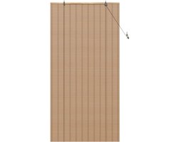 Rolgordijn | Jaloezie Anders Licht Bruin 110 x 220 cm Bamboe