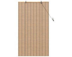 Rolgordijn | Jaloezie Anders Licht Bruin 90 x 160 cm Bamboe