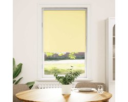 Rolgordijn | Jaloezie verduisterend 85x150 cm stofbreedte 80,7cm geel
