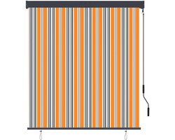 Rolgordijn | Jaloezie voor buiten 140x250 cm geel en blauw
