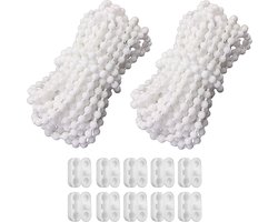 Rolgordijn ketting - 2 stuks - 12 meter - kettingconnectoren - reparatie - vervanging - rolluiken - jaloezieën