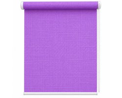 Rolgordijn Lichtdoorlatend Paars 82 x 150 cm – Madecostore Mini Roll 82 – Zonder Boren – Inkortbaar