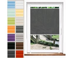 Rolgordijn, Papieren Jaloezieën, Plissé 68 x 205 cm, Top Down Bottom up Rolgordijnen, Plisséjaloezie Zonwering Gordijn, Plissé Jaloezie Vitrage, Voor Raam en Deuren, Grijs